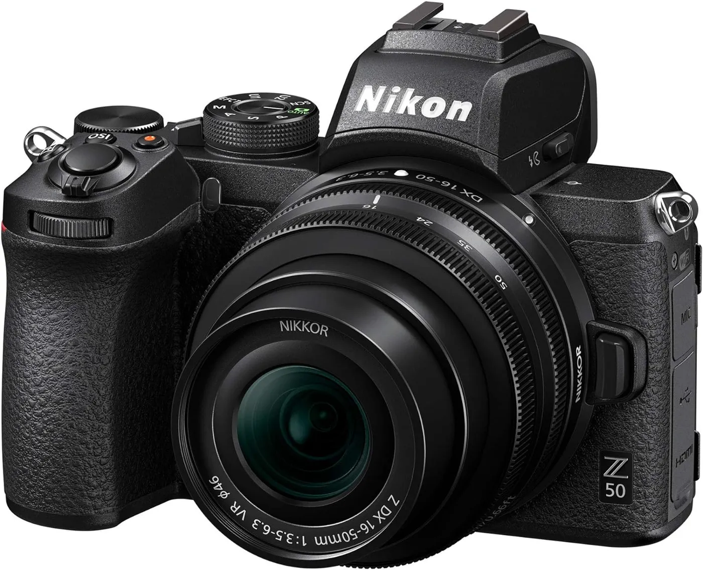 Nikon Z50 mirrorless camera for capturing golf swings